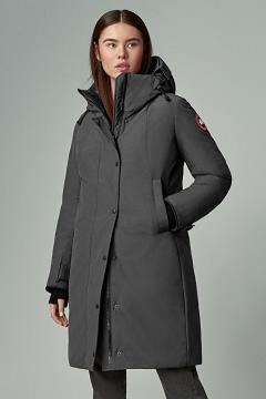 Chamarras Canada Goose Mujer México - Sherbrooke Abrigos Grises KD0439825